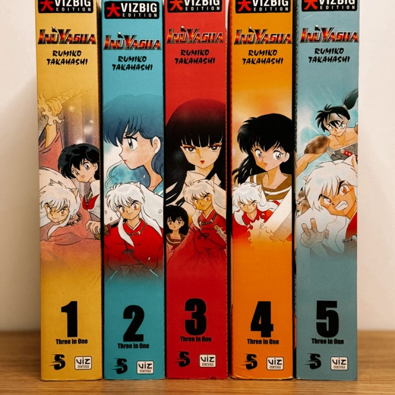 Inuyasha (VIZBIG Edition) Volumes 1-5