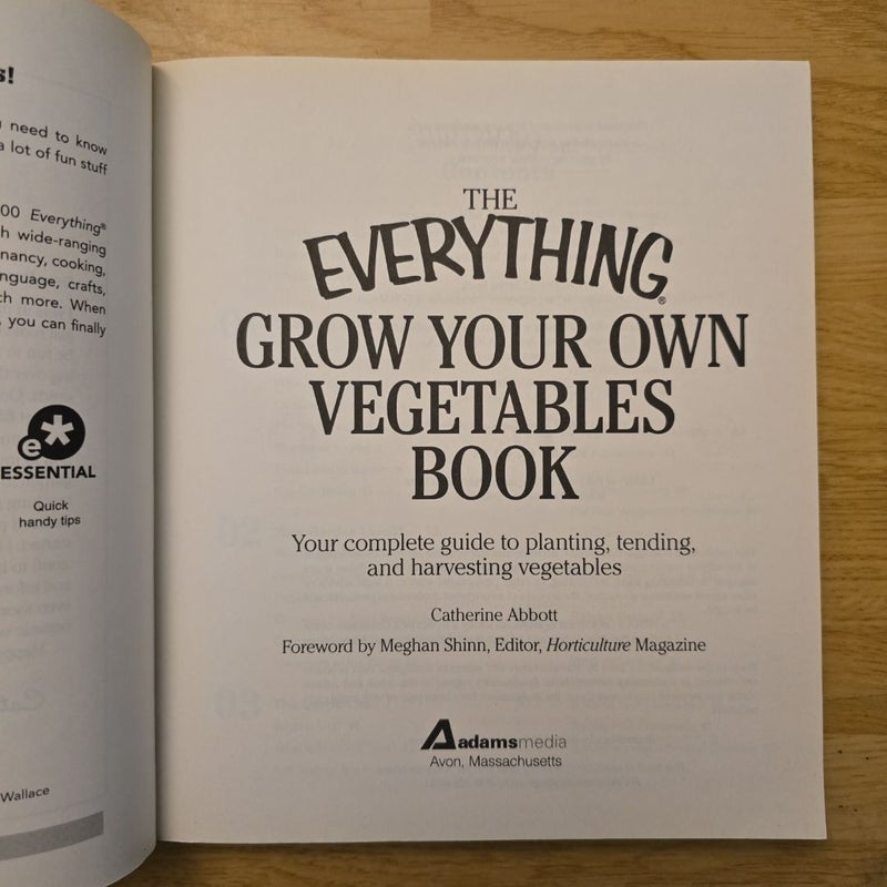 The Everything Grow Your Own Vegetables Book