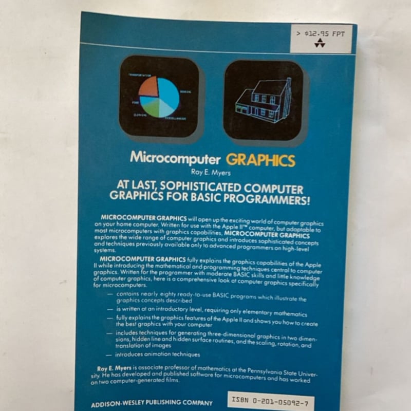 Microcomputer Graphics by Roy Earl Myers, Paperback | Pangobooks