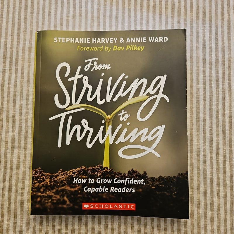 From Striving to Thriving