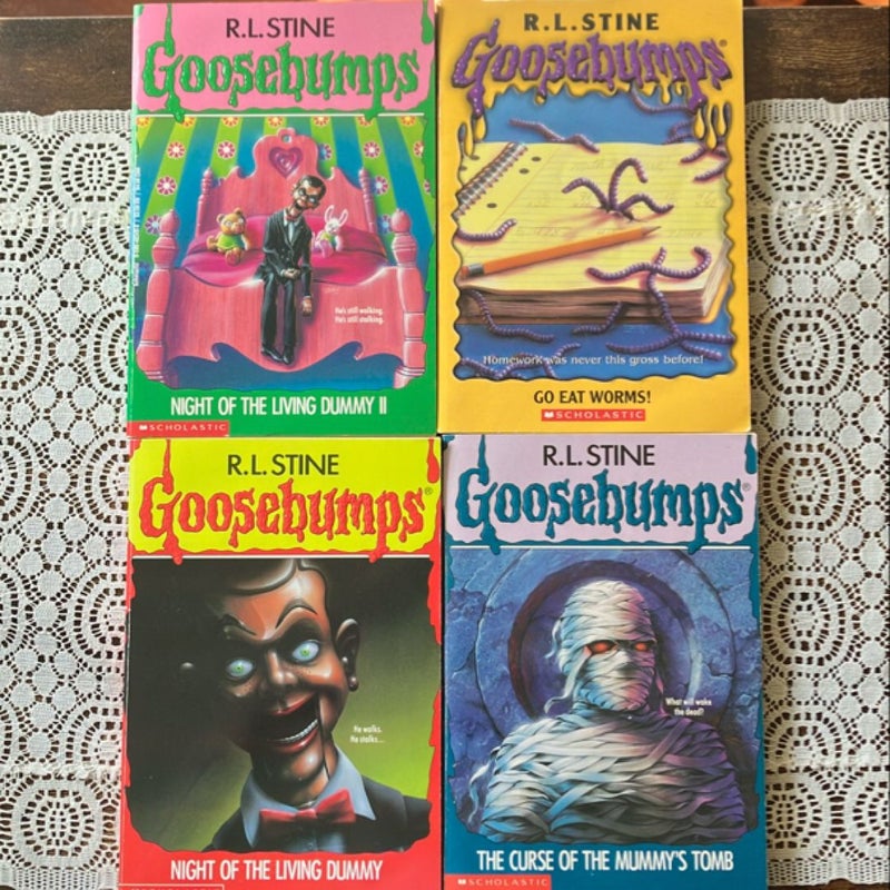 Goosebumps book lot 