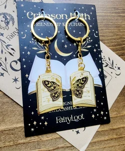 Fairyloot Crimson Moth Friendship Keychains