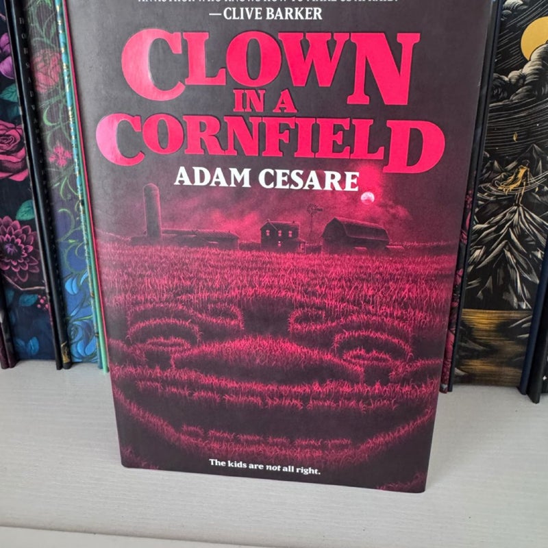 Clown in a Cornfield