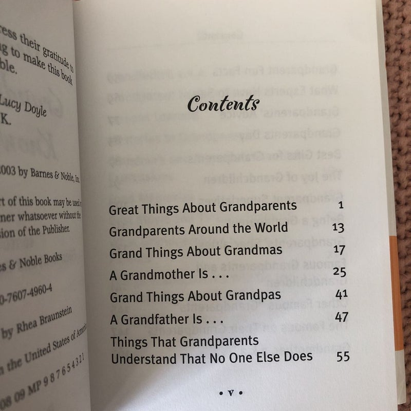 501 Reasons Why Grandparents Know Best