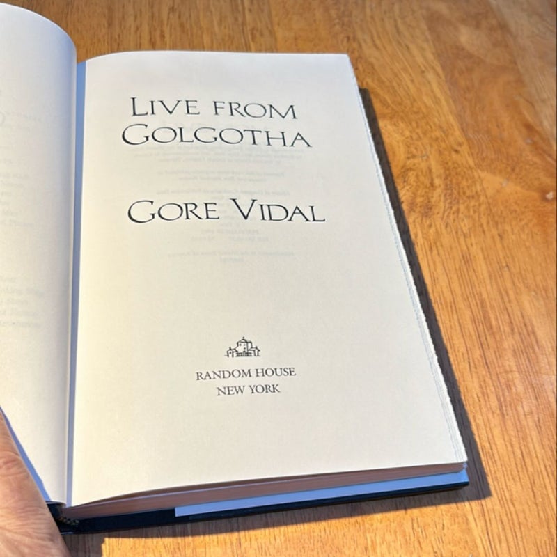 Live from Golgotha (1992 3rd Printing )