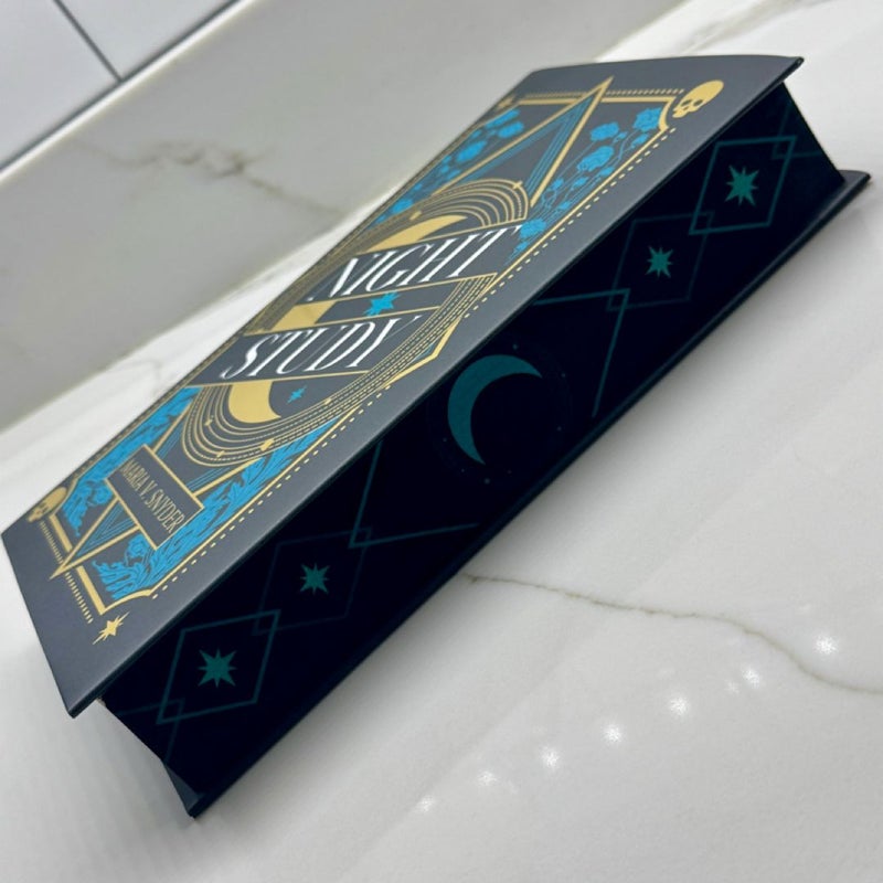 Fairyloot Night Study SIGNED by Maria V. Snyder