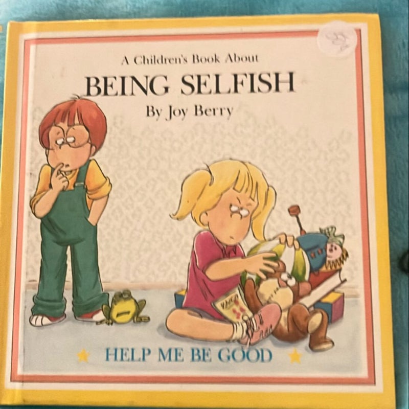 Being selfish 