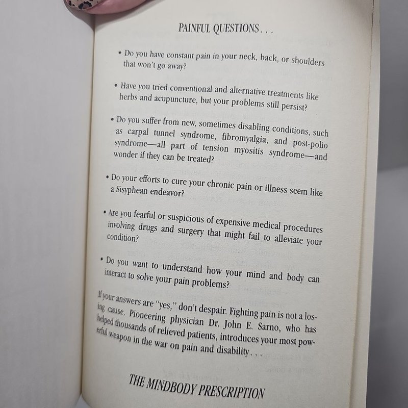 The Mindbody Prescription