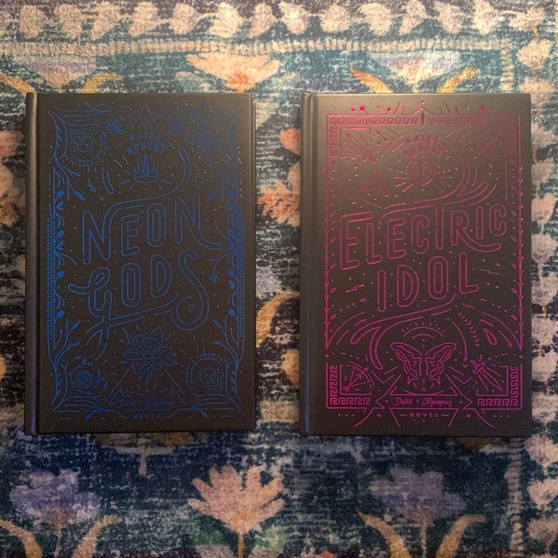 Neon Gods & Electric Idol BOOKISH BOX EDITION (MISPRINT) by Katee