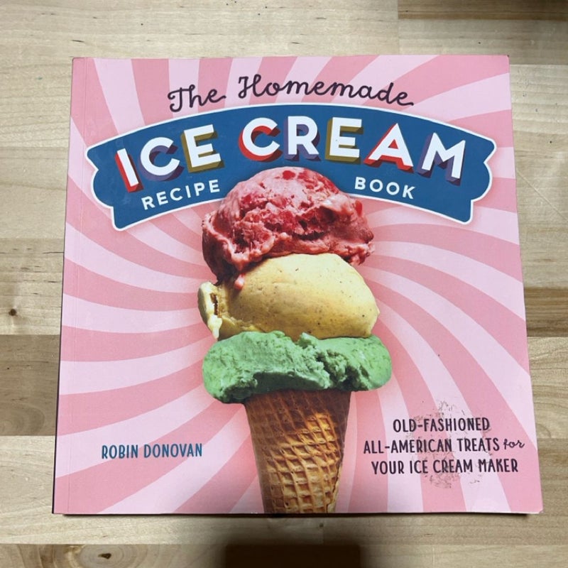 Old fashioned ice cream maker recipe book new arrivals