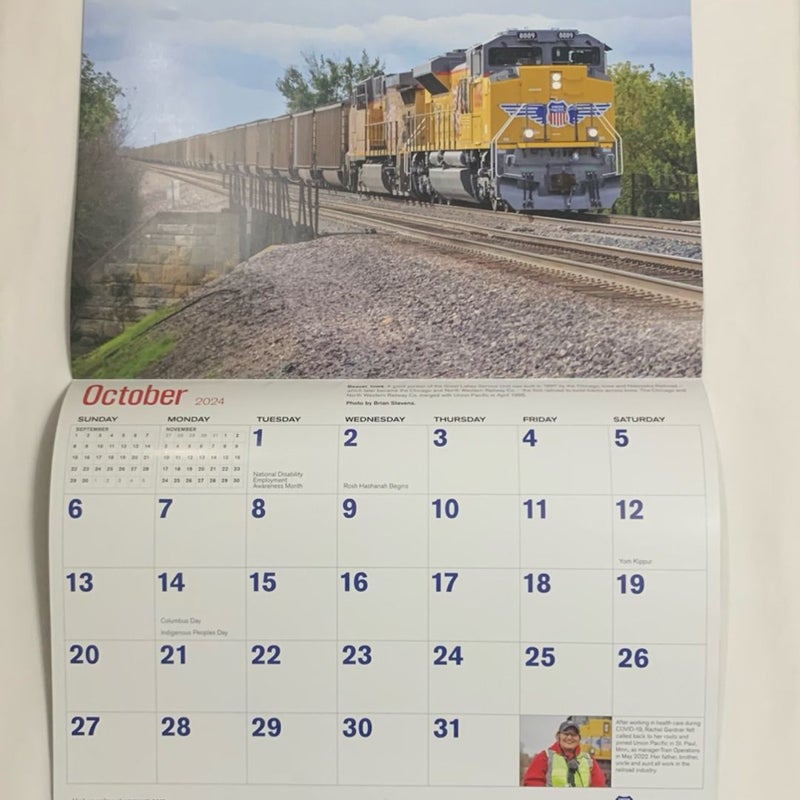 2024 New Union Pacific Calendar 