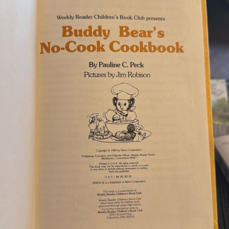 Buddy Bear’s No-Cook Cookbook