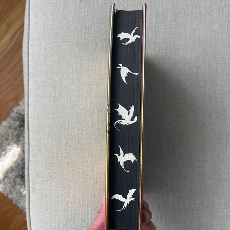 Fourth Wing First Edition Dragon Sprayed Edges