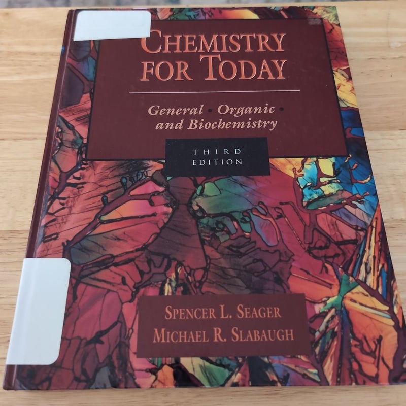 Chemistry for Today (Library Copy)