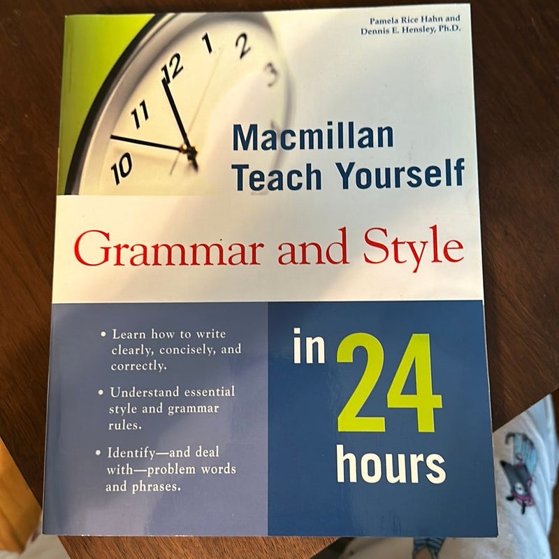 Macmillan Teach Yourself Grammar and Style