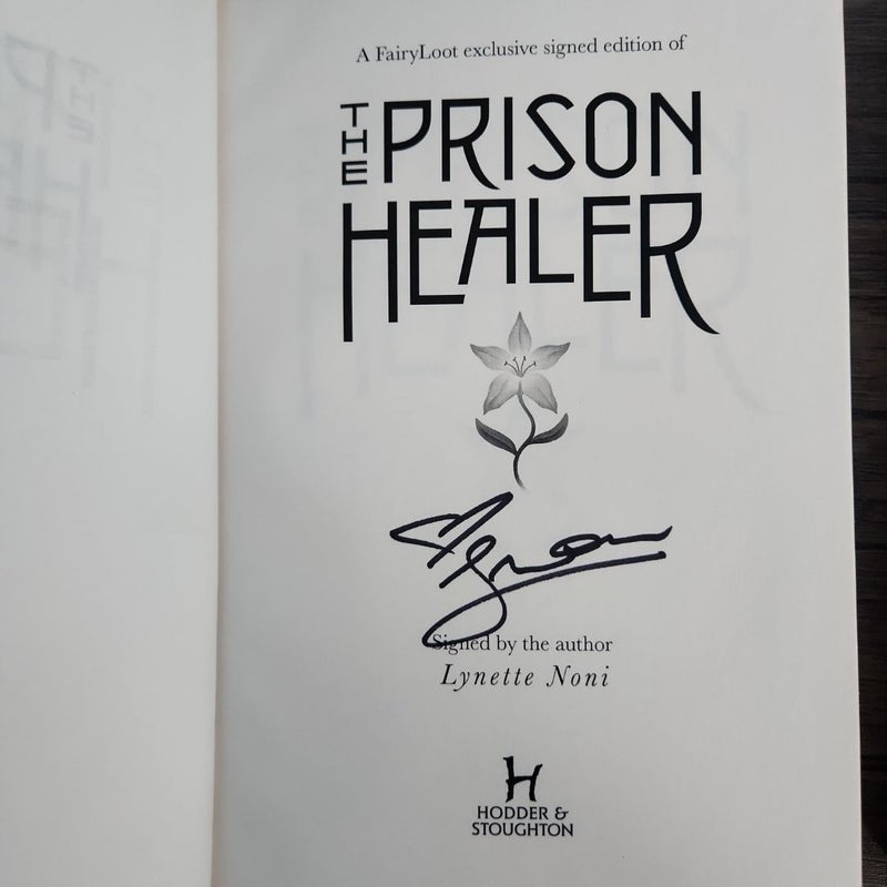 Signed Fairyloot Editions The Prison Healer and The Blood Traitor