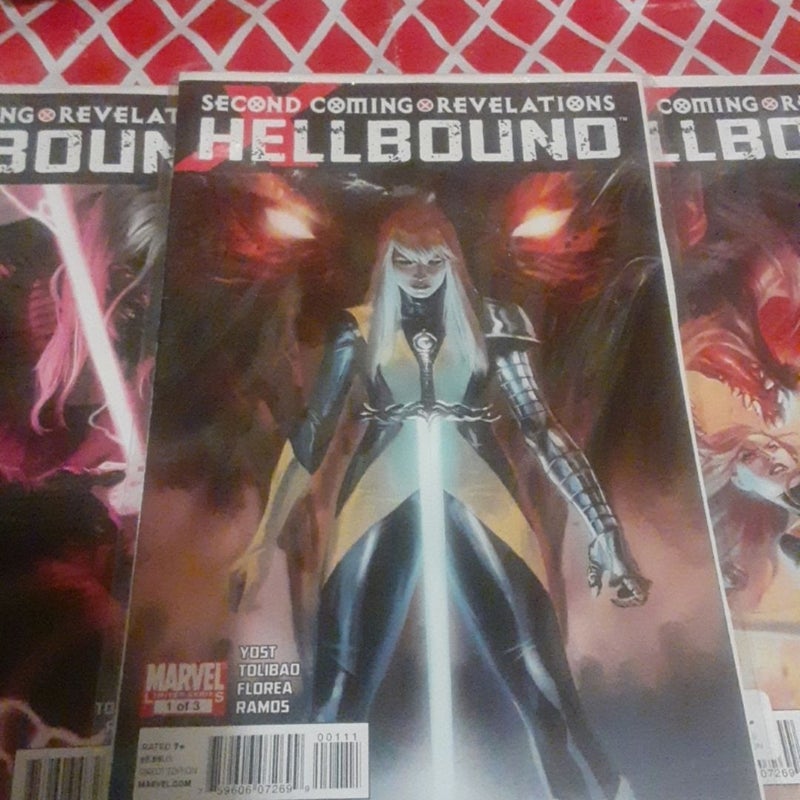 Magik X-Men Second Coming Revelations Hellbound 1,2,3 2010. Complete 3 issue mini series 