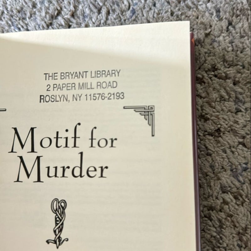 Motif for Murder