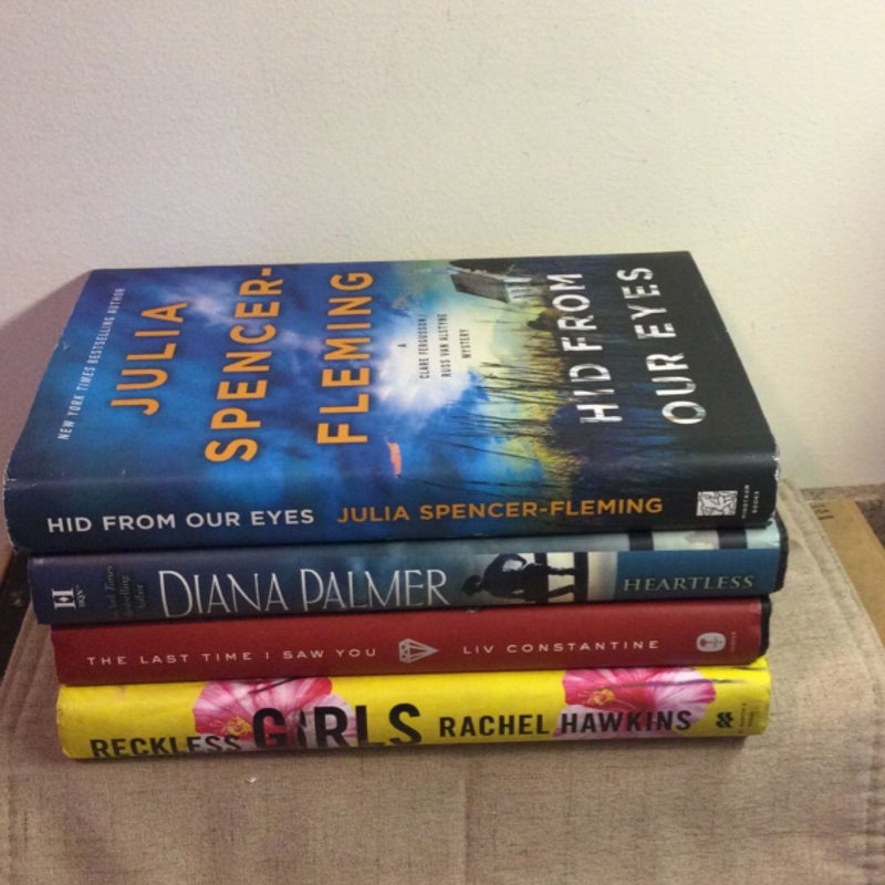 Book Bundle of 4 Hardbacks