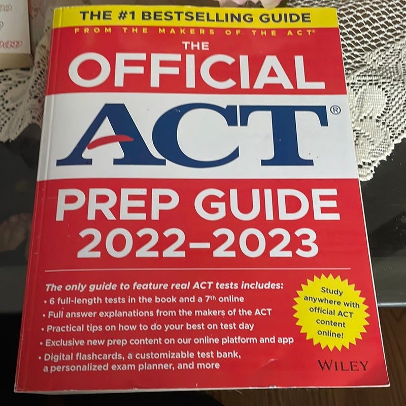 The Official ACT Prep Guide 2022-2023, (Book + Online Course)