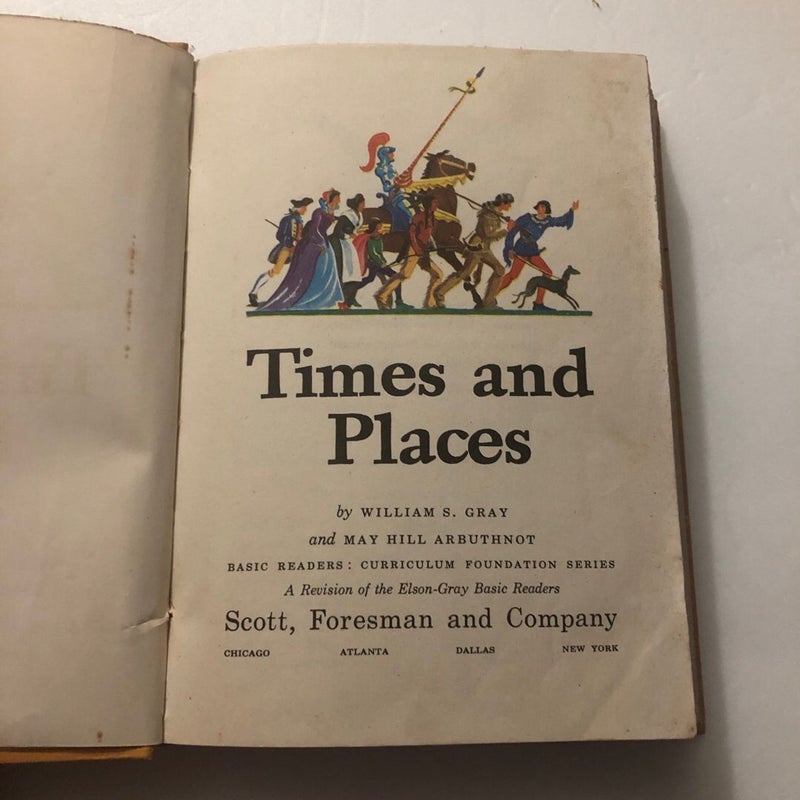 Vintage Time and Places Book