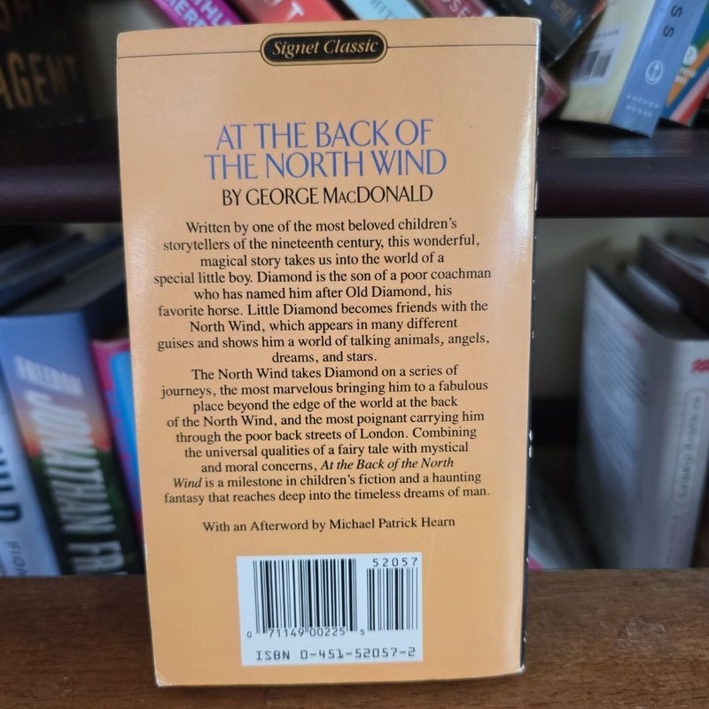 VINTAGE 1986 At The Back Of The North Wind, Signet Classic (by George MacDonald)