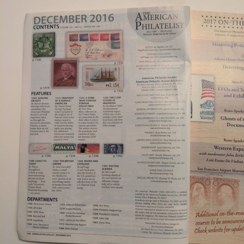 The American Philatelist - December 2016