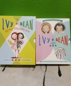 Ivy + Bean Books 1-6 & Secret Treasure Box with Stickers and Dolls