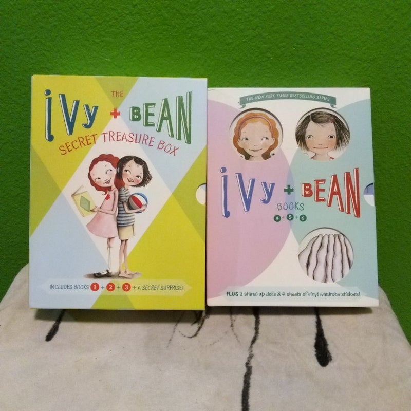 Ivy + Bean Books 1-6 + Secret Treasure Box with Stickers & Dolls