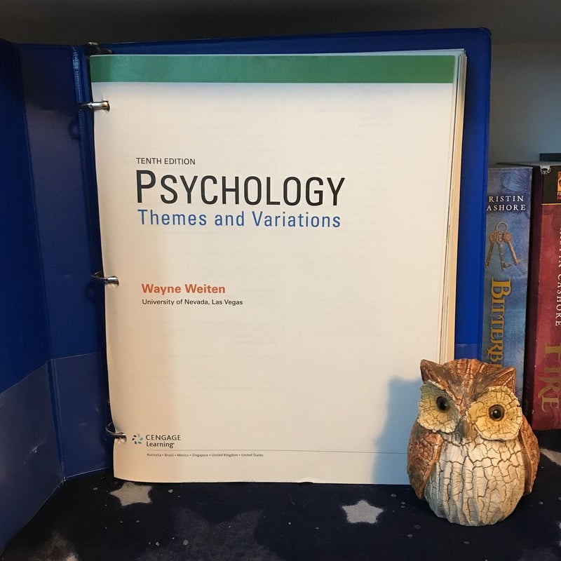 Psychology: Themes & Variations (Loose-leaf version)