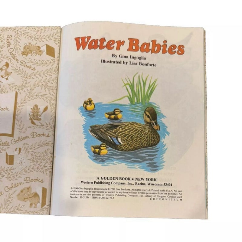 WATER BABIES  ~  A Little Golden Book#309-59    1990