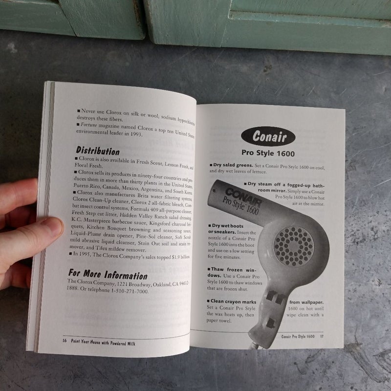 Paint Your House with Powdered Milk and Hundreds More Offbeat Uses for Brand-Name Products