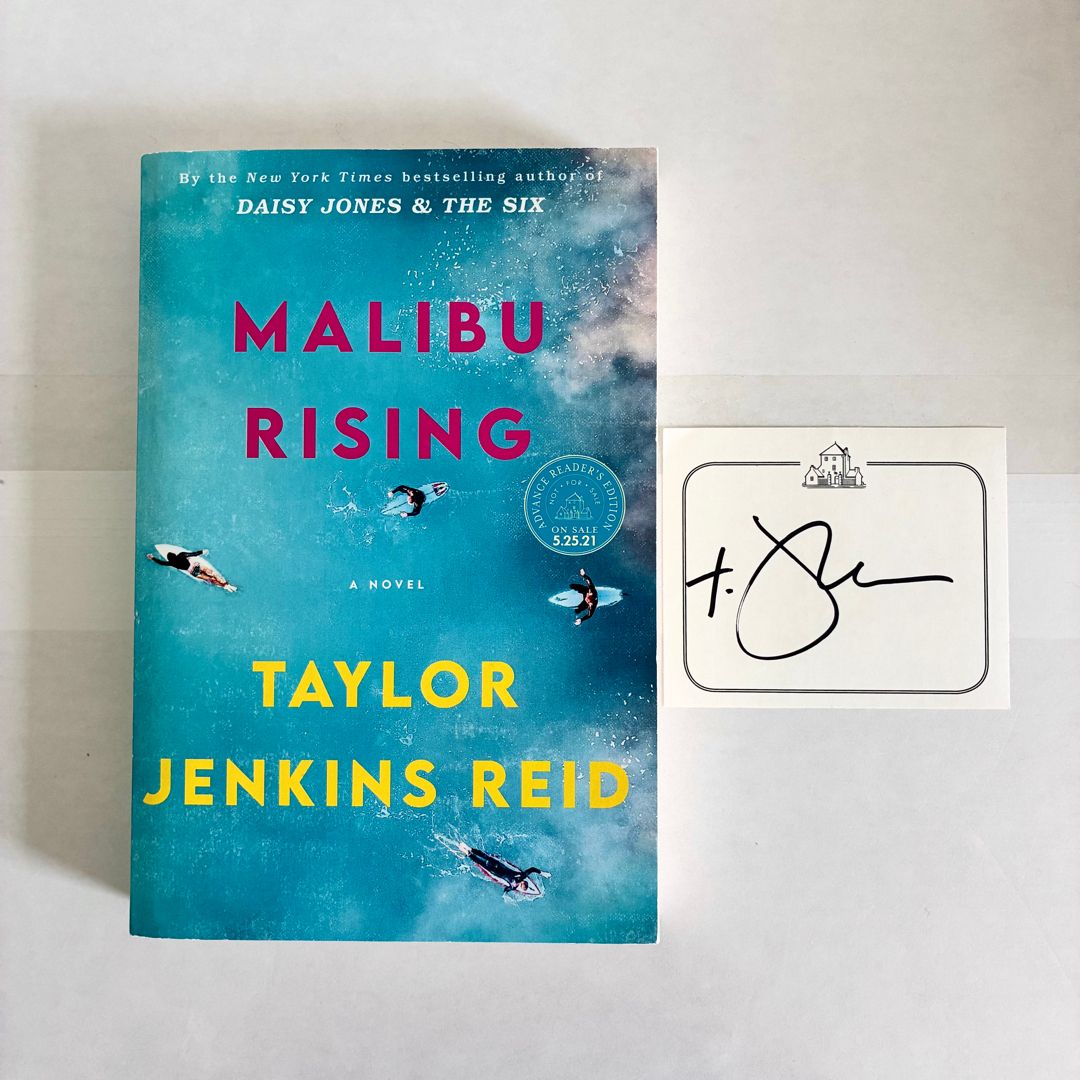 Malibu Rising Advance Reader Copy (ARC) Signed Bookplate 