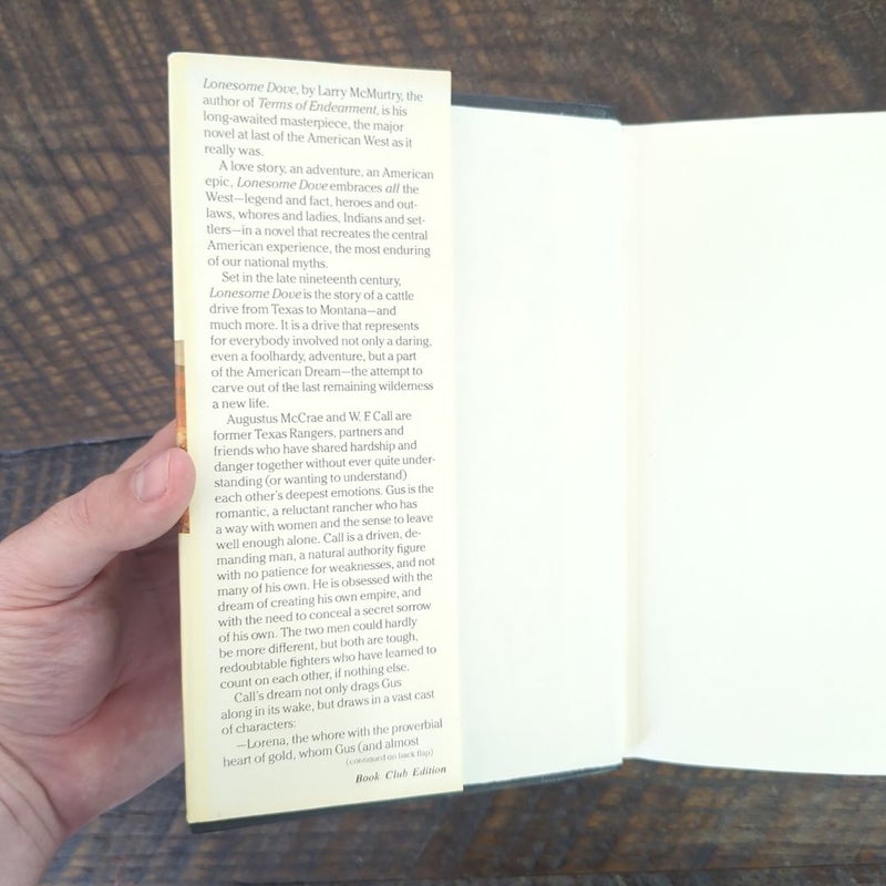 Lonesome Dove -Book Club Edition
