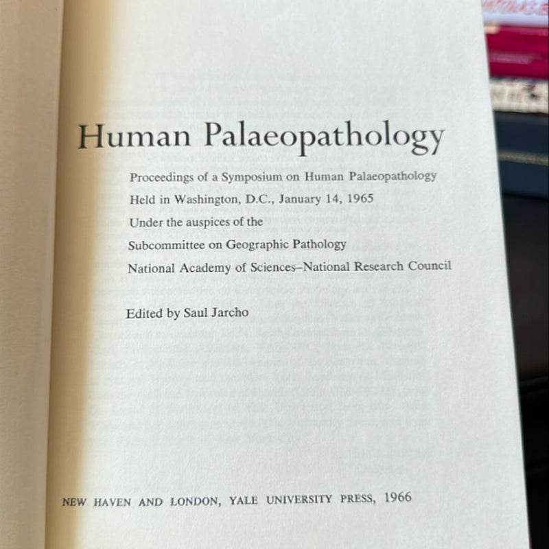 Human Palaeopathology