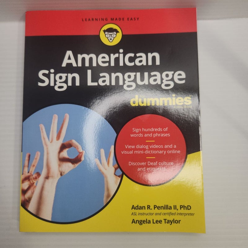 American Sign Language for Dummies with Online Videos