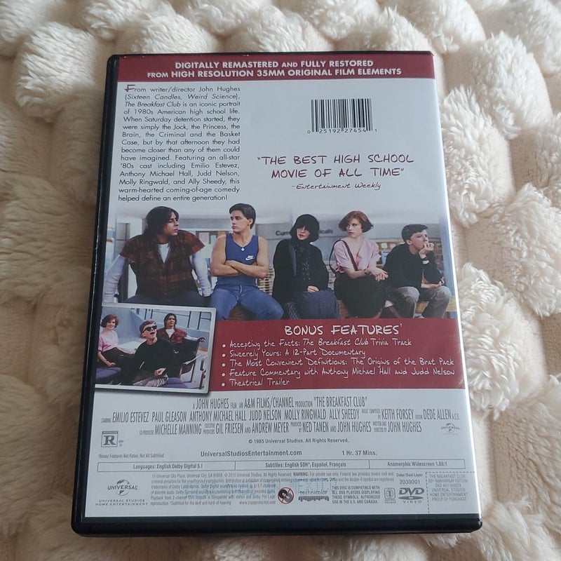 The Breakfast Club DVD