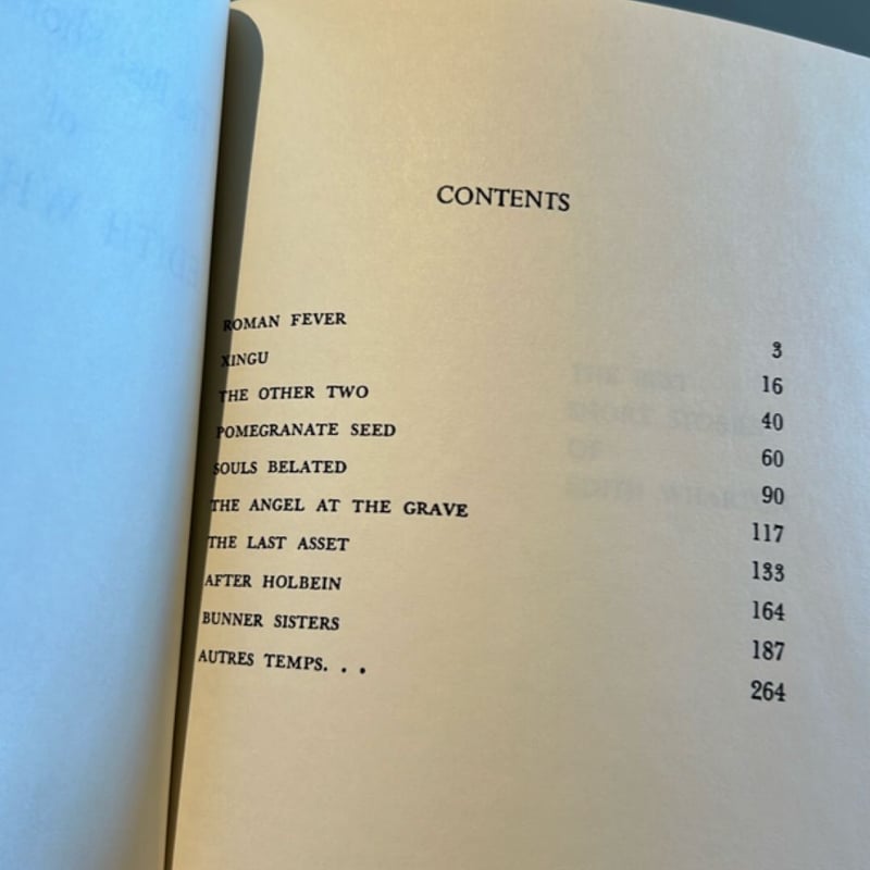 The Best Short Stories of Edith Wharton by Edith Warton