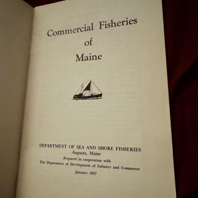 Commercial Fisheries Of Maine 1957