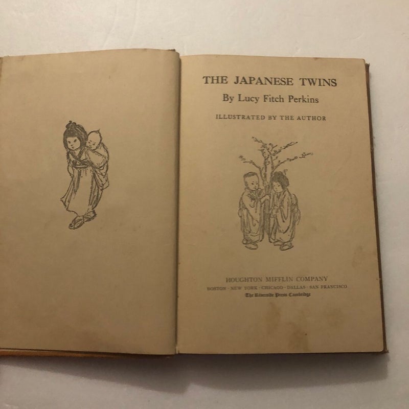 The Japanese Twins Vintage Book