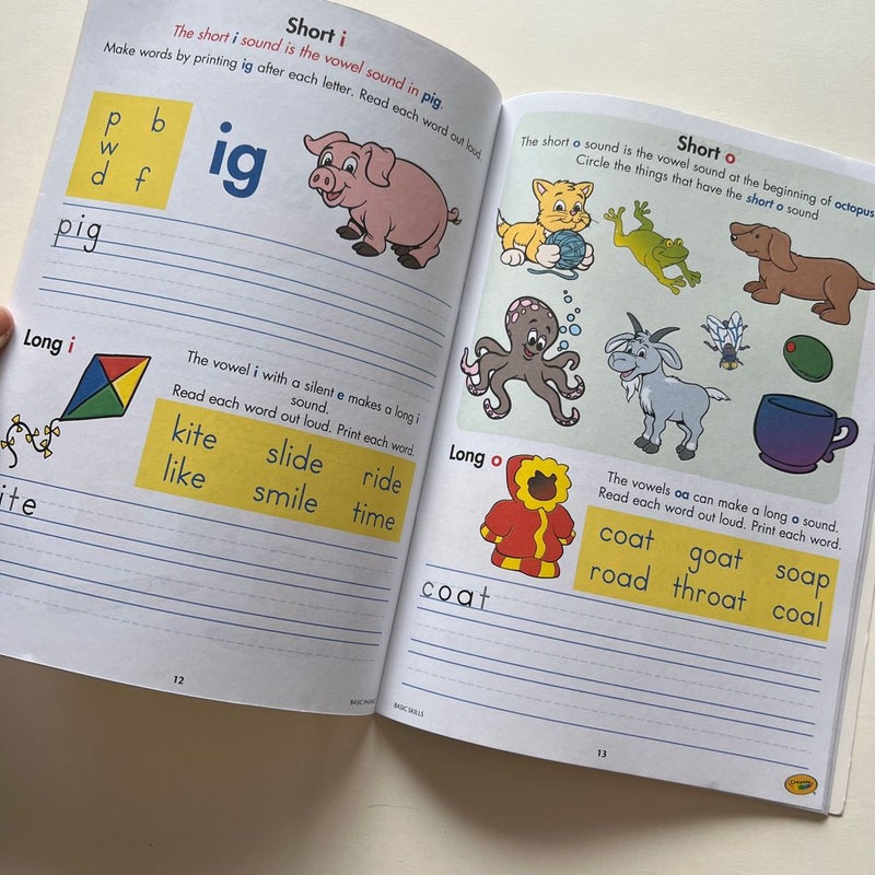 Crayola Basic Phonics Workbook