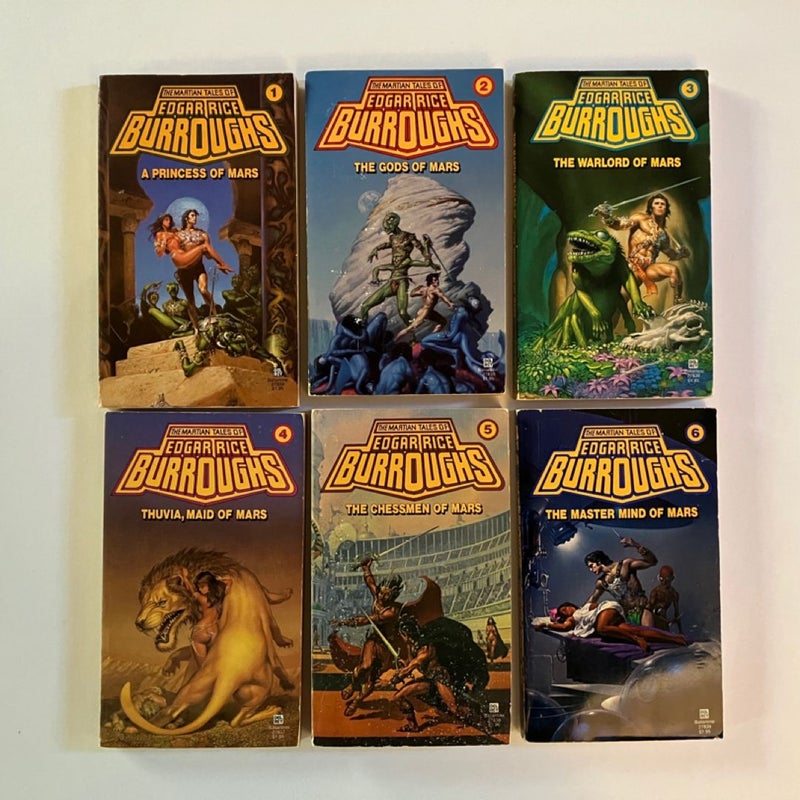 Complete Mars Series: A Princess of Mars; The Gods of Mars; The Warlord of Mars; Thuvia, Maid of Mars; The Chessmen of Mars; The Master Mind of Mars; A Fighting Man of Mars; Swords of Mars; Synthetic Men of Mars; Llana of Gathol; John Carter of Mars