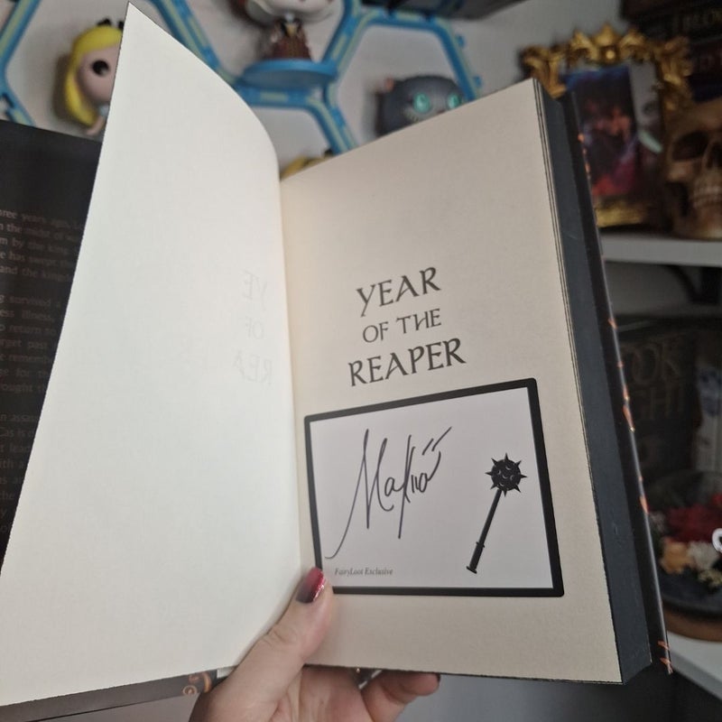 Year of the Reaper *signed bookplate sprayed edges Fairyloot edition*