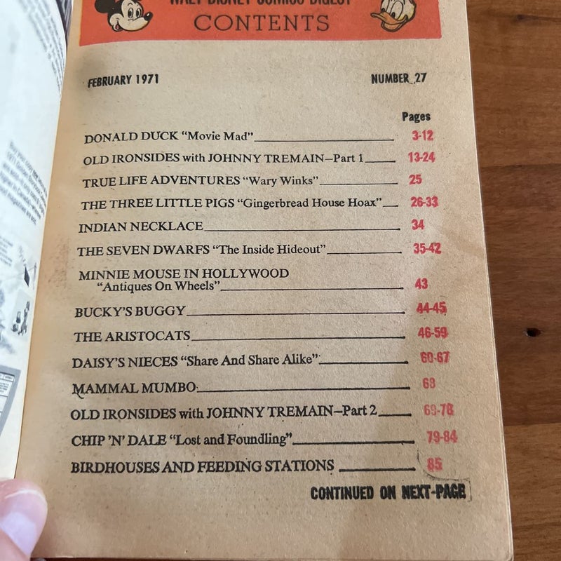 Walt Disney Comics Digest #27