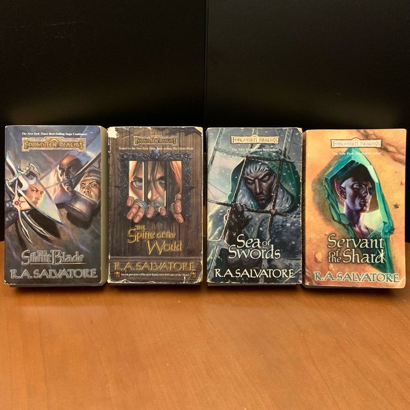 Legend of Drizzt 1-14 & Cleric Quintet, 5 Complete Series: Dark Elf, Icewind Dale, Legacy of the Drow, Paths of Darkness, Cleric Quintet & Servant of the Shard