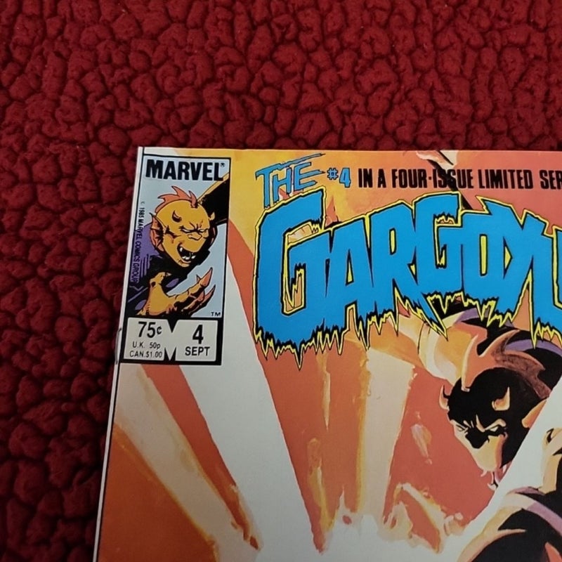 Marvel Comics The Gargoyle #4 Of 4 Miniseries September 1985