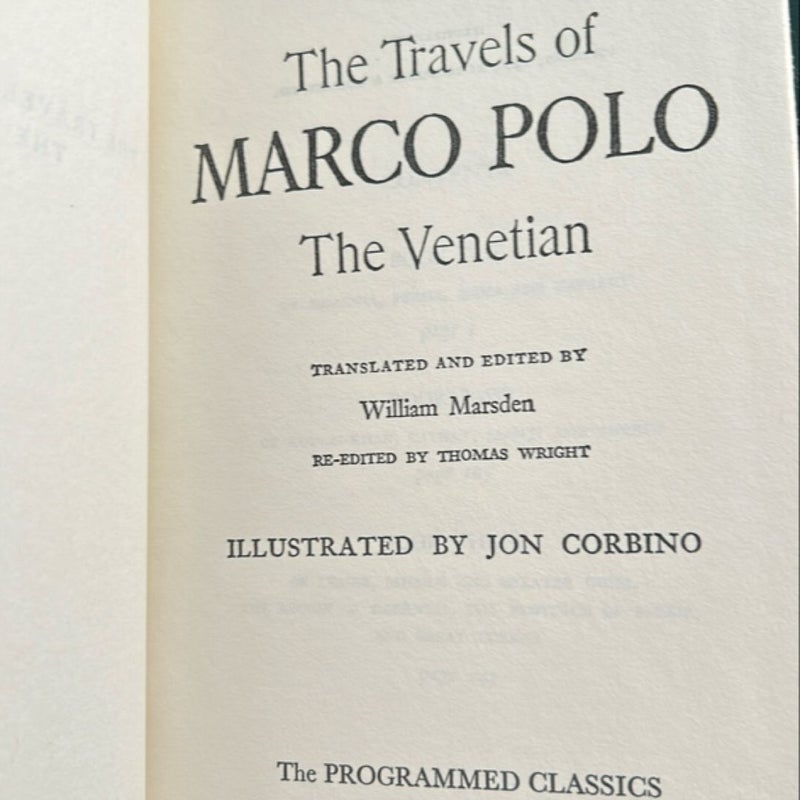 The Travels of Marco Polo, The Venetian (The Programmed Classics)