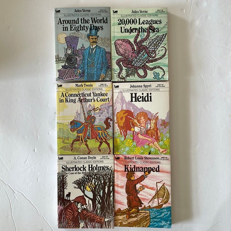 Set of 12 Illustrated Classic Editions