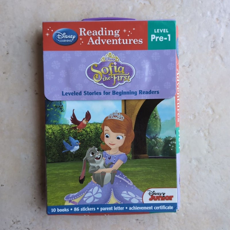 Reading Adventures- Sofia the First Level Pre-1 Boxed Set