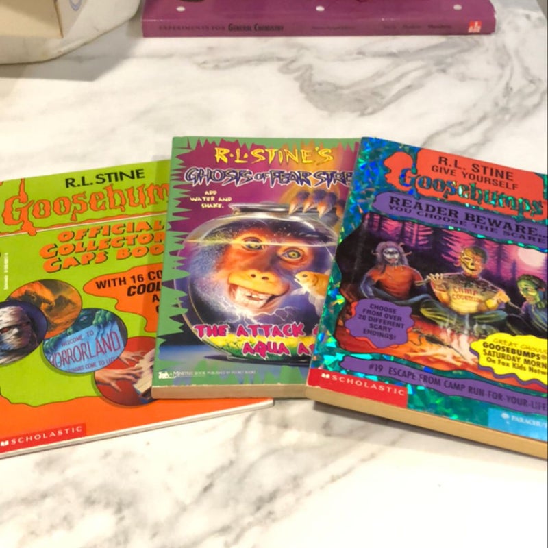 R. L. Stine 3 pack